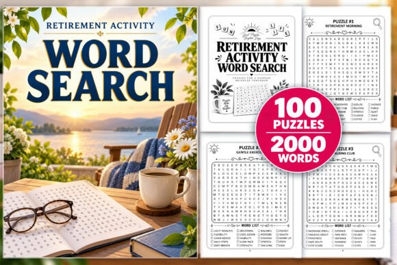 Retirement Activity Word Search