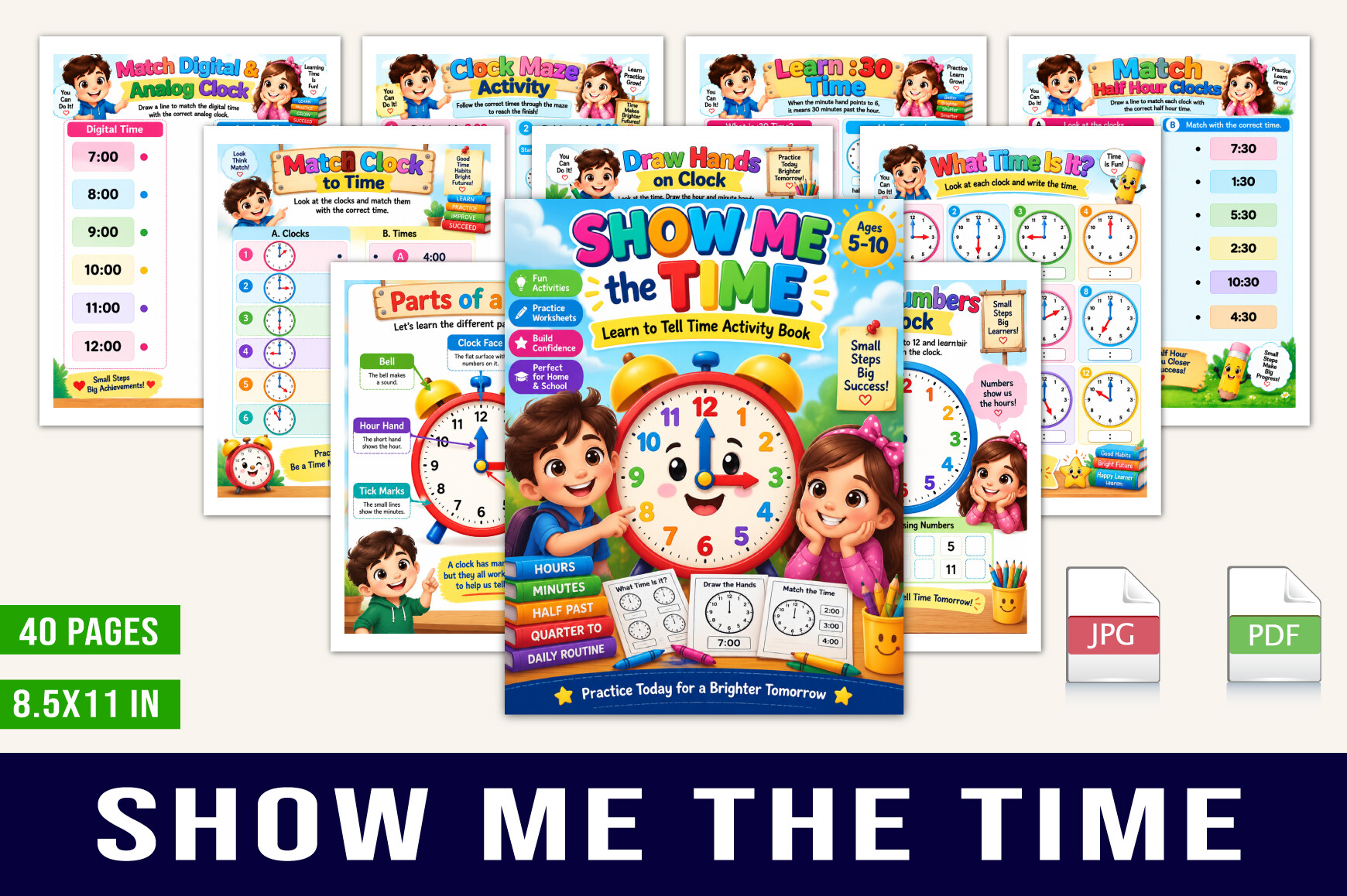 ⏰ Show Me the Time – Learn to Tell Time