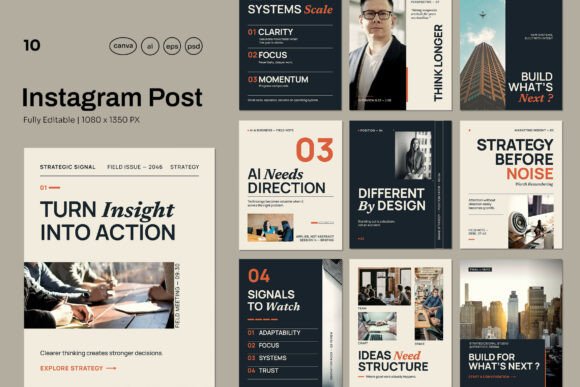 Strategic Business Social Media Template