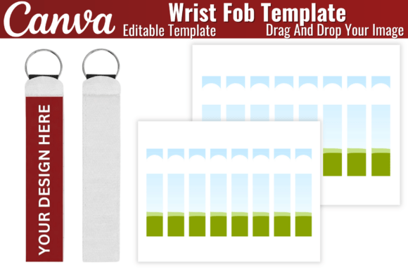 Wrist Fob Canva Eidtable Template
