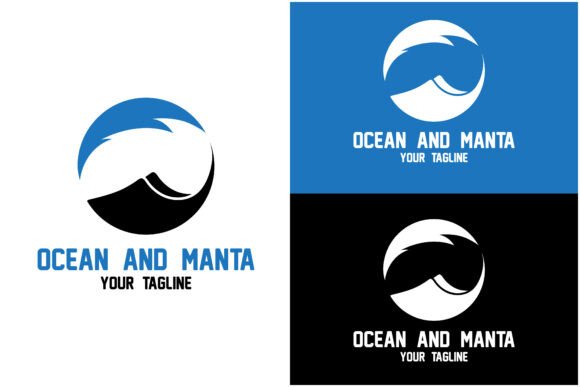Ocean Logo Vector Icon Design.