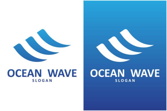 Ocean Logo Vector Icon Design.