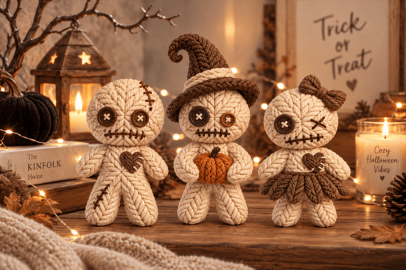 3D Printable Halloween Voodoo Doll STL Collection  3 Spooky Stitched Doll Designs - Image 2