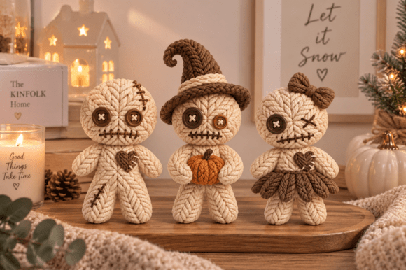 3D Printable Halloween Voodoo Doll STL Collection  3 Spooky Stitched Doll Designs - Image 3