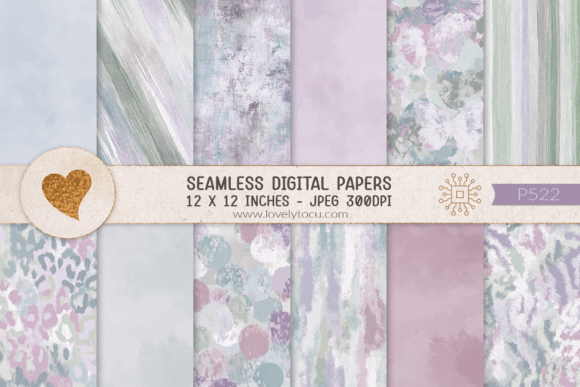 Abstract Textured Seamless Paper Designs