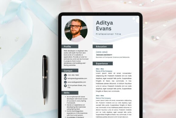 Beige Canva resume template with editable professional pages