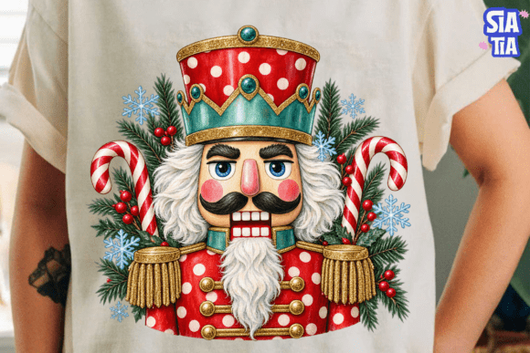 Christmas Nutcracker PNG Sublimation Tee