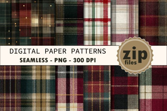 Christmas Tartan Plaid Seamless Pattern