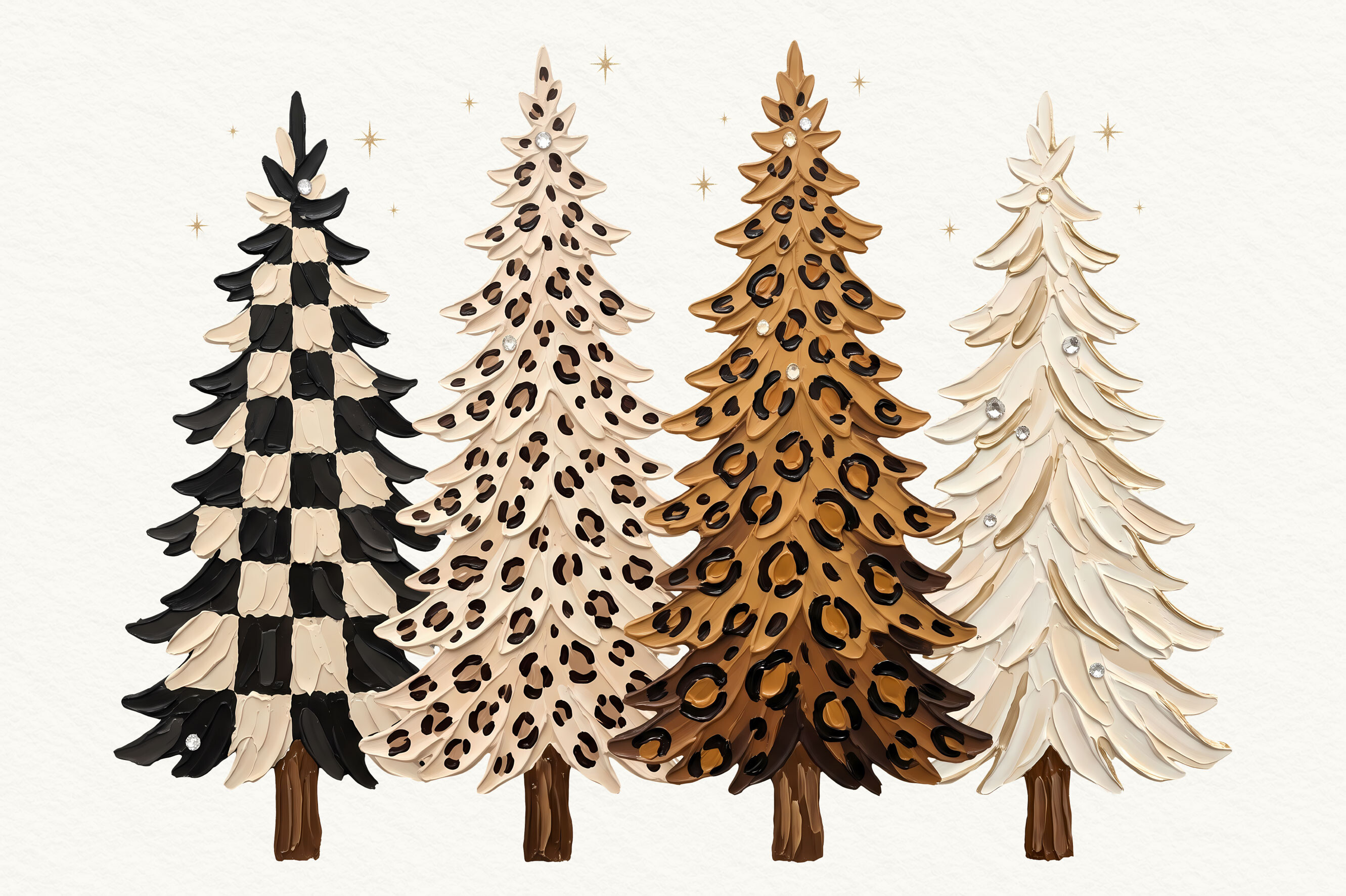 Coquette Preppy Christmas Tree PNG