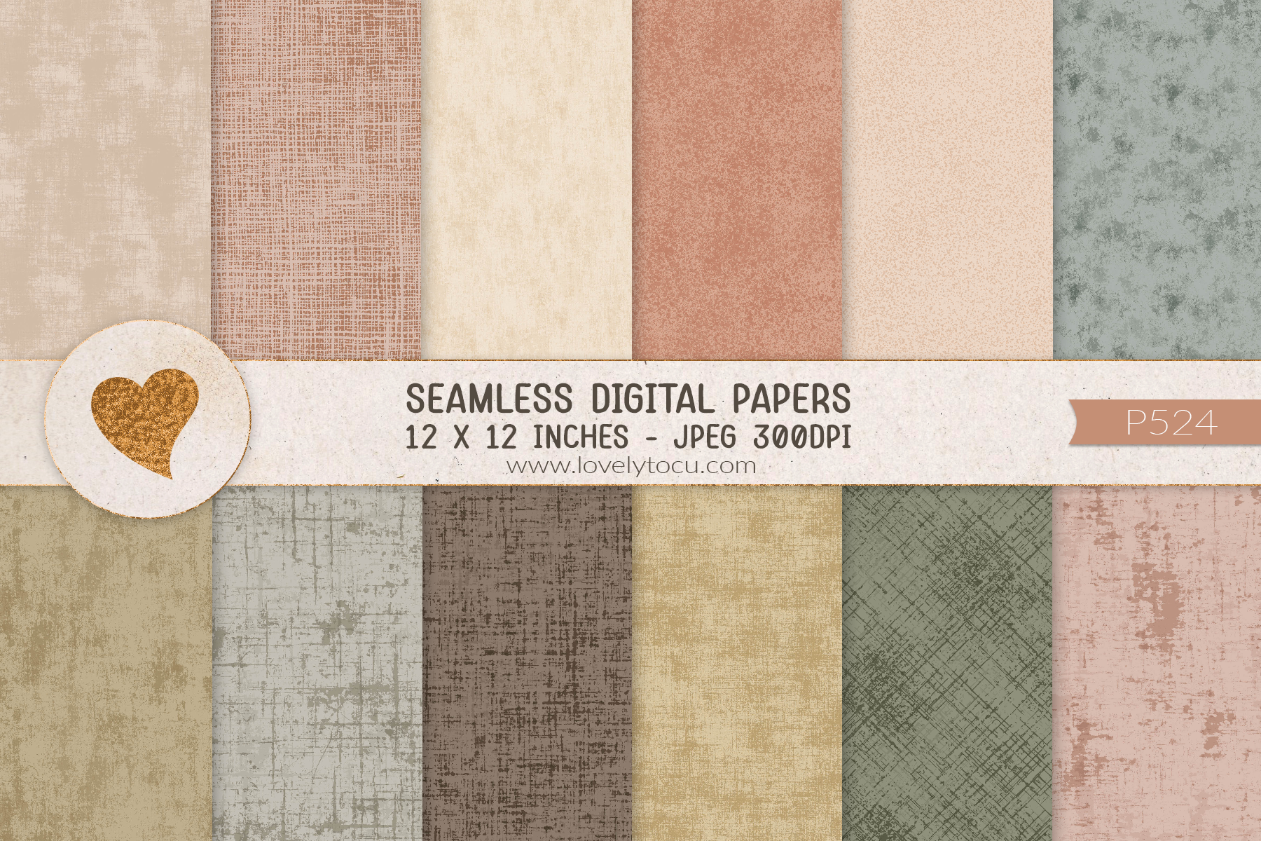 Grungy Texture Seamless Paper Designs