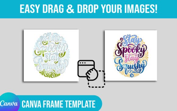 Halloween Canva Frame Template Design