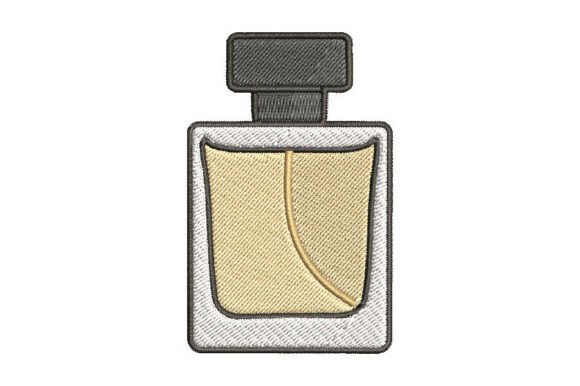 Minimalist Perfume Bottle Embroidery