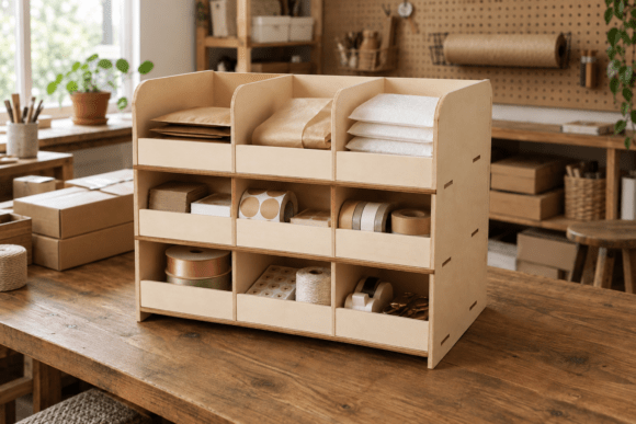 Packaging Station Organizer SVG