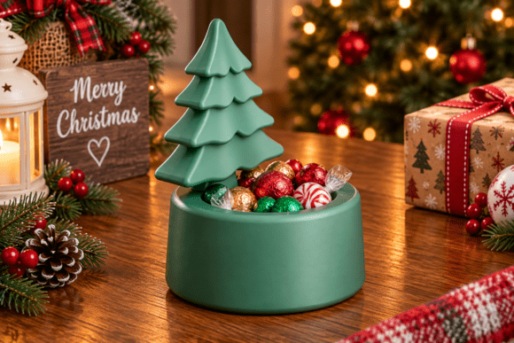 3d Printable Christmas Tree Candy Stl 3d Printing