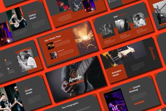 Amoeba Google Slide Templates