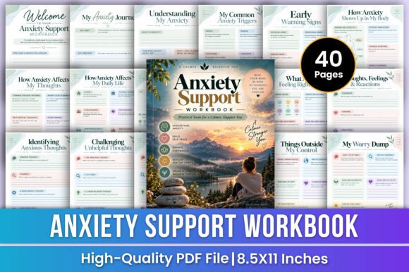 Anxiety Support Workbook | Anxiety Clam