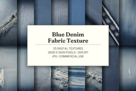 Blue Denim Fabric Texture