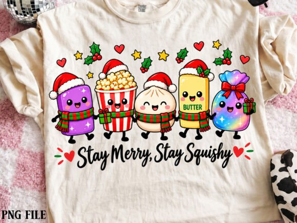 Cute Stay Merry Stay Squishy Christmas