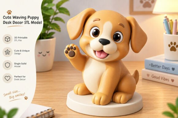 Kawaii Cow 3D Model STL – Cute Beginner-Friendly 3D Printing Figure - Image 7