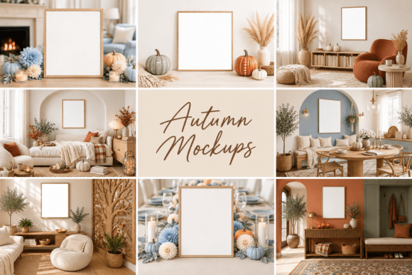 Frame Mockup Bundle Fall - 66