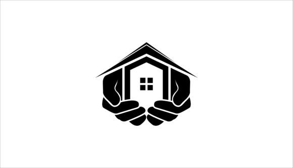 House Held in Open Hands Symbol