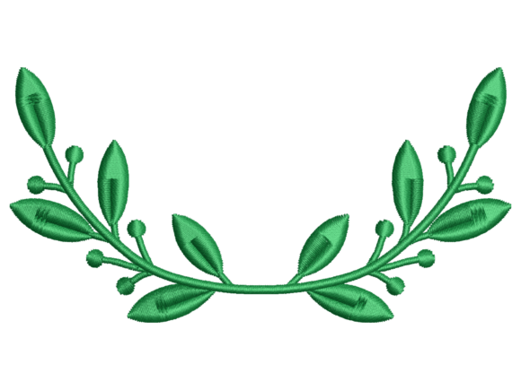 Minimal Greenery Leaf Wreath