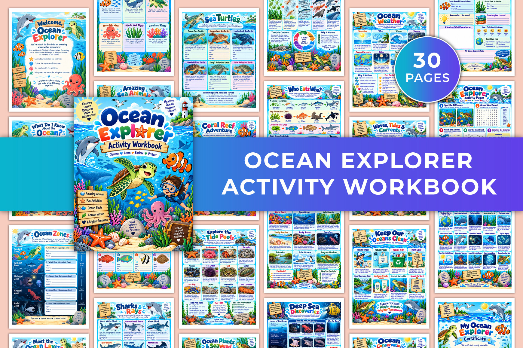 Ocean Explorer Activity Workbook KDP