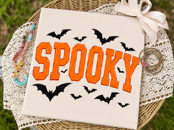 Spooky Bats Halloween PNG Shirt Design