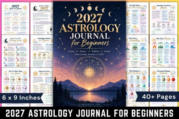 2027 Astrology Journal for Beginners