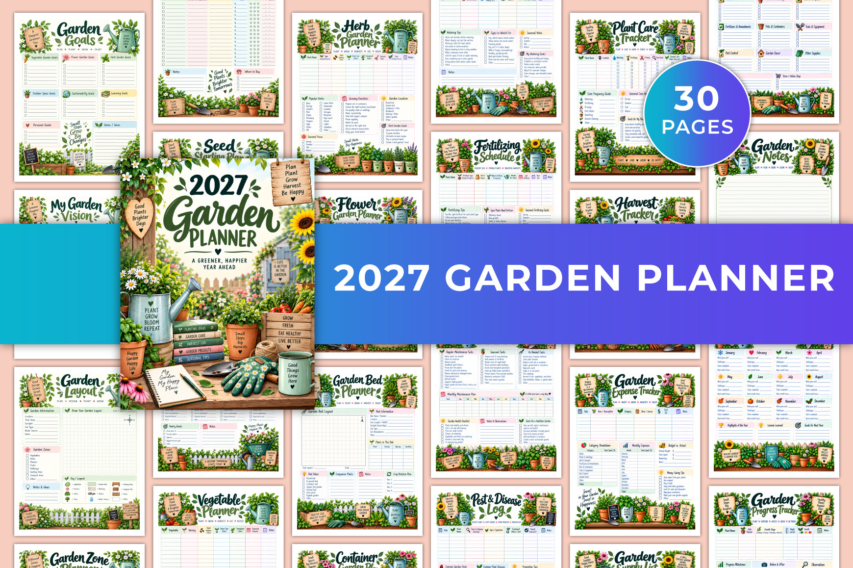 2027 Garden Planner KDP Interiors