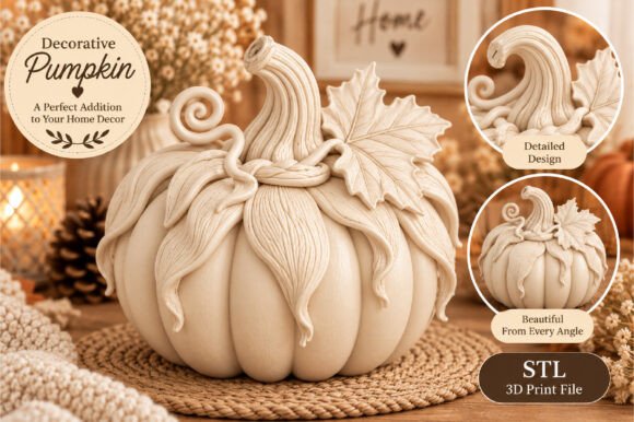 3D Print Halloween Spider Pumpkin Set - STL Files for Spooky Decor - Image 16