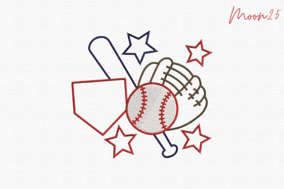 Bat Ball Glove Sports