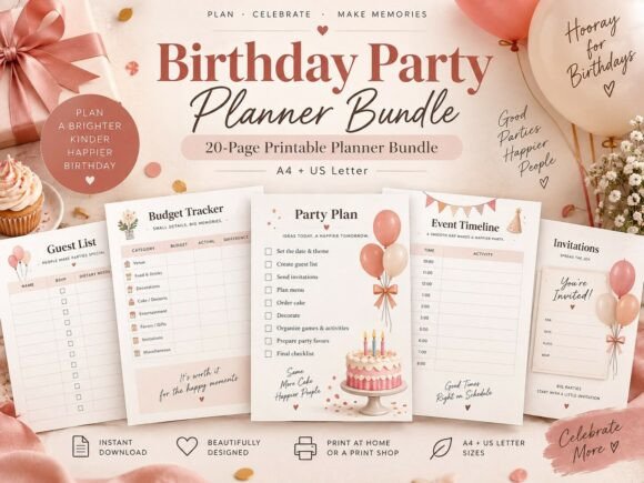Birthday Party Planner Bundle