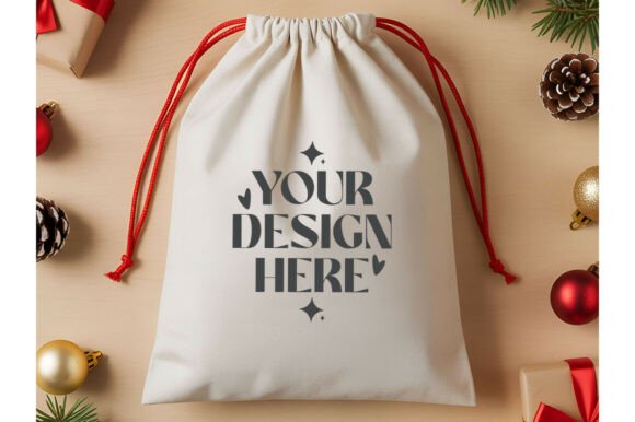 Christmas Santa Sack Mockups
