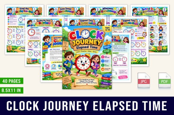 ⏰ Clock Journey: Elapsed Time