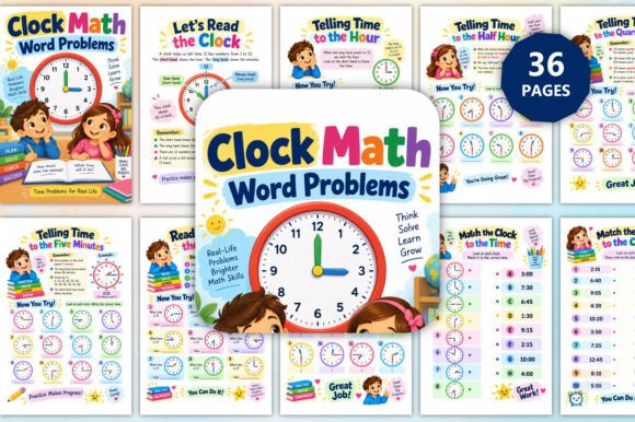Clock Math Word Problems