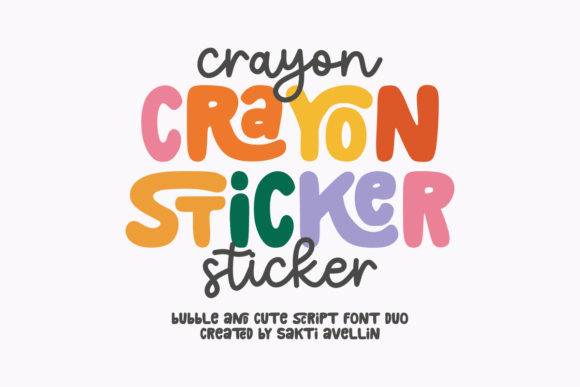 Crayon Sticker