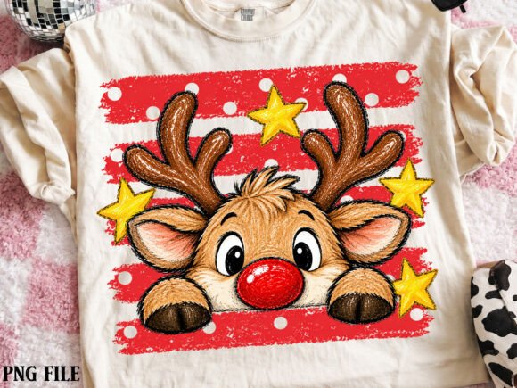 Cute Christmas Reindeer PNG