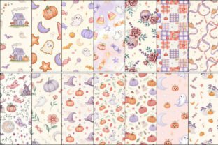 Cute Halloween Digital Paper Graphic by SVG Zone · Creative Fabrica