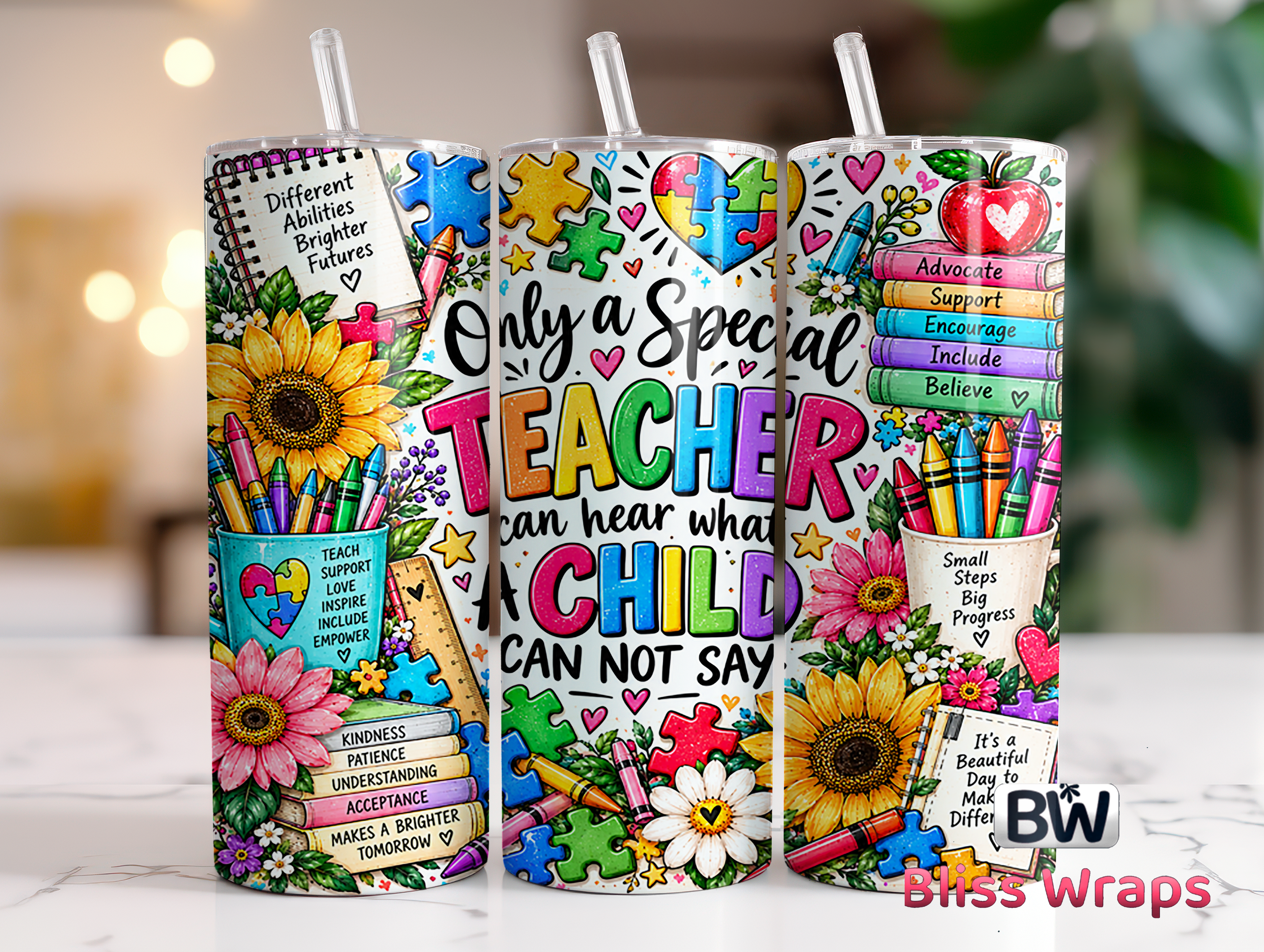 Education Teacher Tumbler Wrap