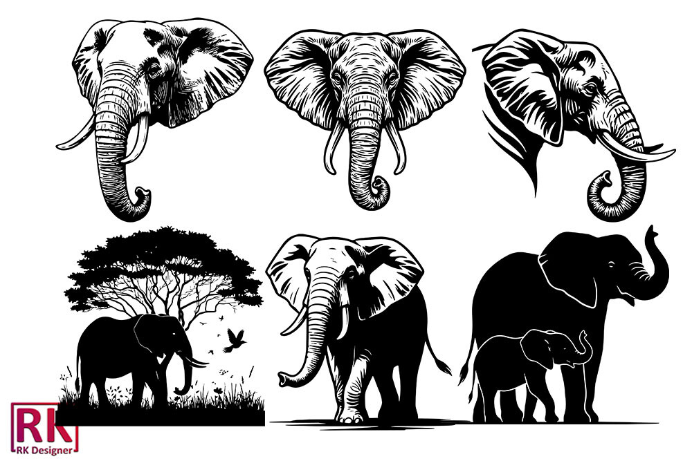 Elephant SVG Bundle