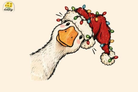 Funny Goose Christmas Png
