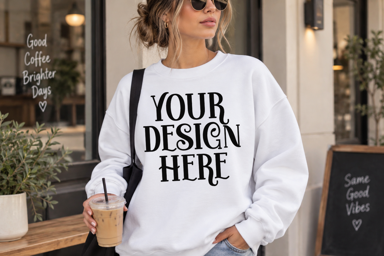 Gildan 18000 Sweatshirt Mockup