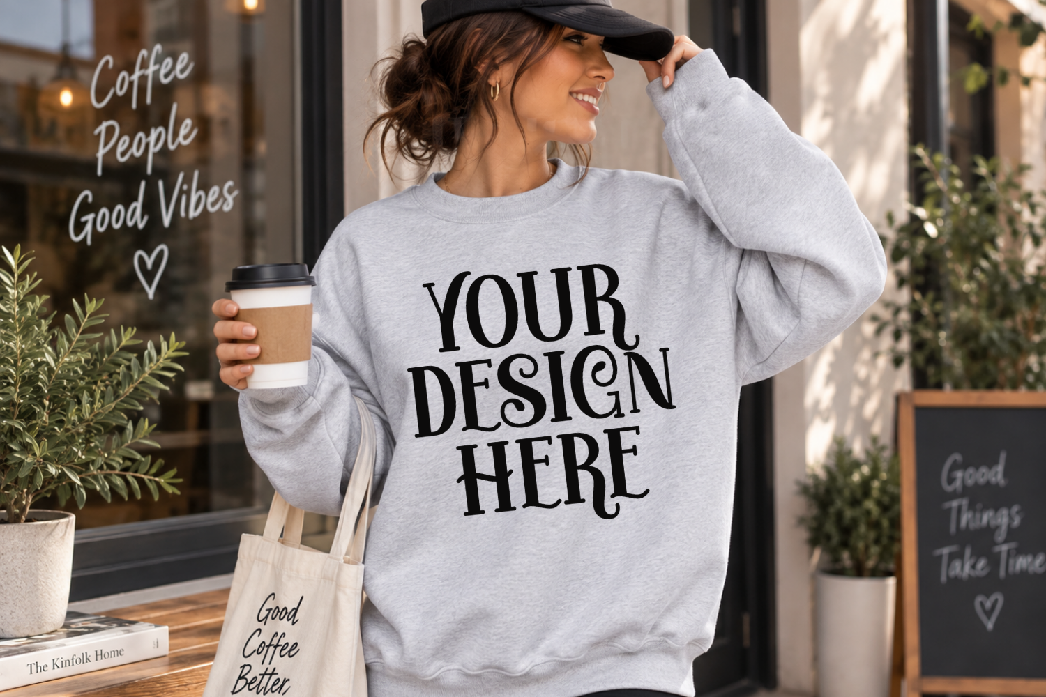 Gildan 18000 Sweatshirt Mockup