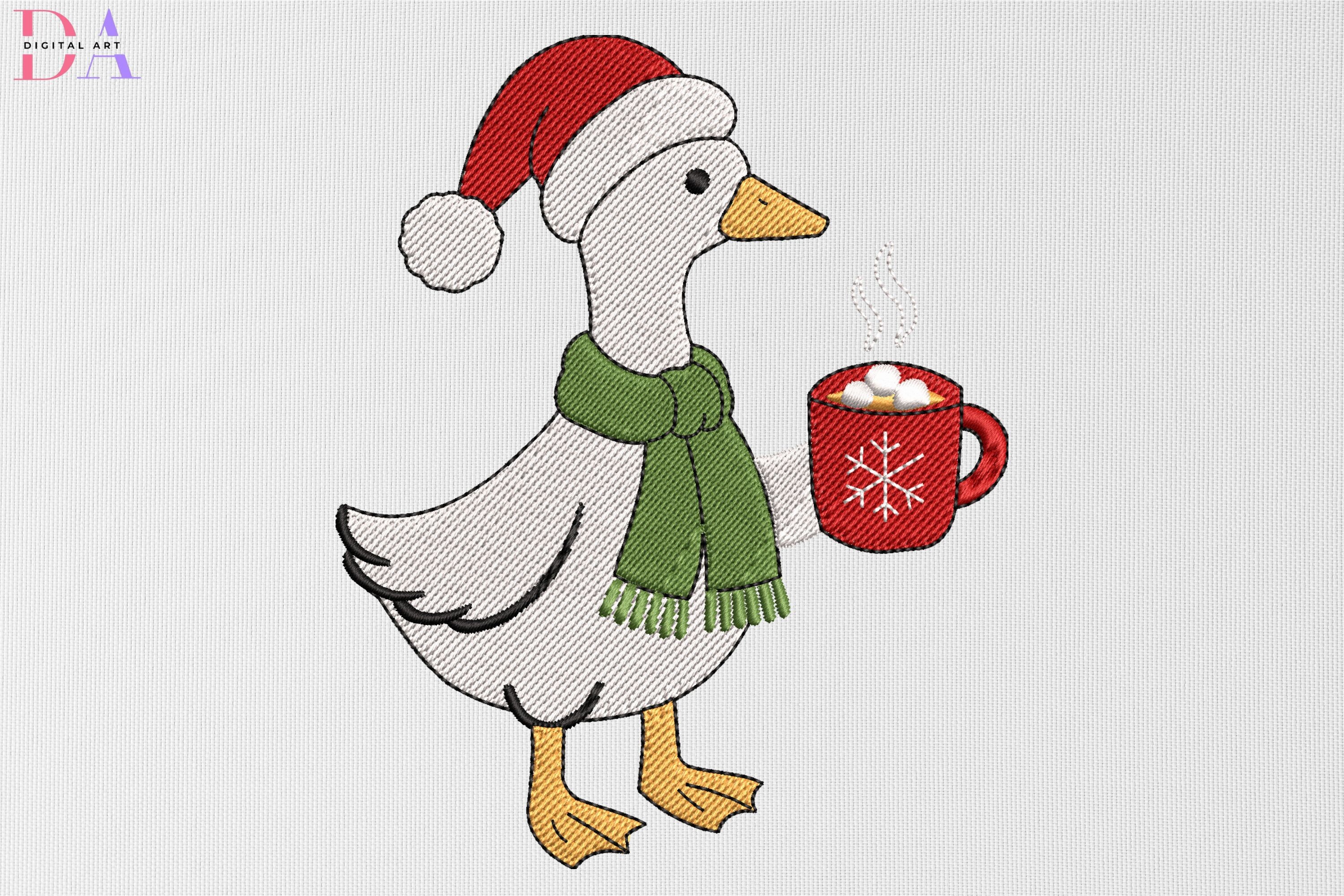 Hot Cocoa Winter Duck
