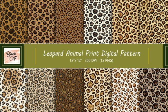 Leopard Animal Print Digital Pattern