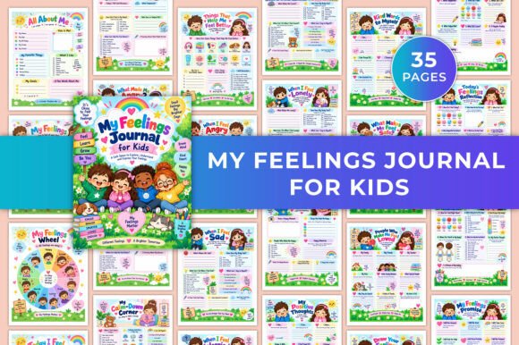 My Feelings Journal for Kids KDP