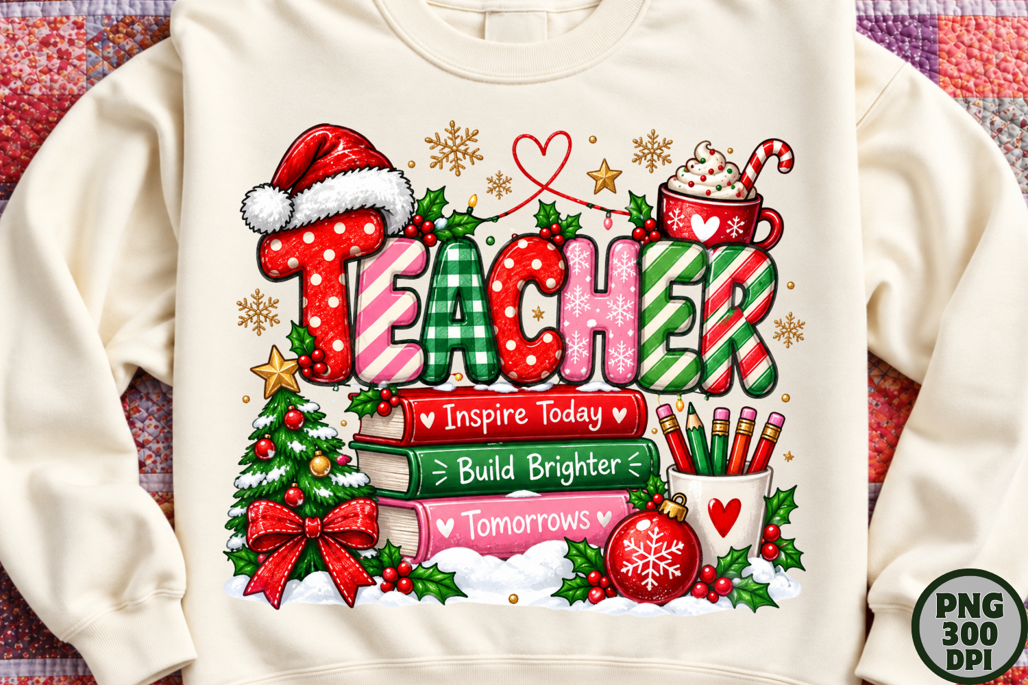 Teach Christmas Teacher PNG