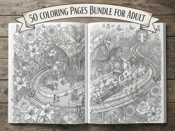 50 Enchanted Fantasy Train Village