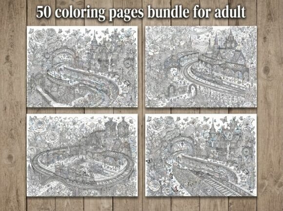 50 Enchanted Fantasy Train Village